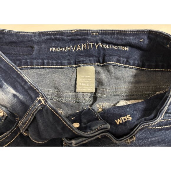 Vanity Premium Collection Slim Denim Blue Jeans 28 Waist / 33 Leg - Picture 3 of 3